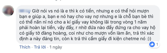 Có nên cho người yêu mượn tiền hay không?