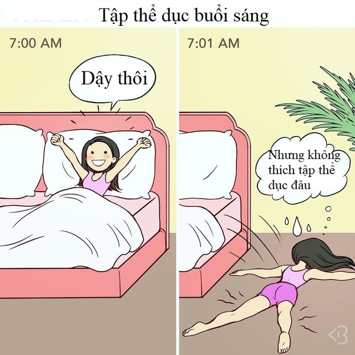 Bộ tranh lý giải vì sao giảm cân muôn đời là cuộc chiến với con gái