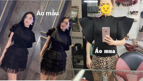 Thảm họa mua hàng online tiếp tục tái diễn với áo tay rũ