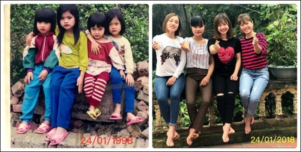 Trào lưu khoe ảnh hội bạn thân ngày ấy – bây giờ