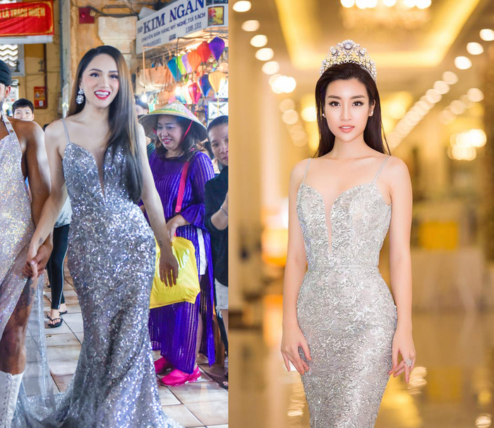 Hương Giang - Đỗ Mỹ Linh đụng độ nhau trong những thiết kế chung