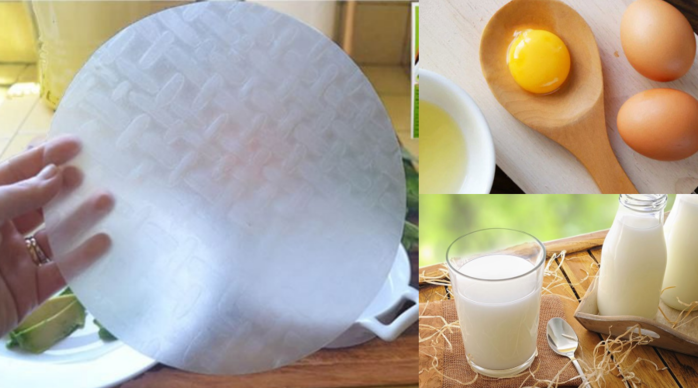 Bánh đa đâu chỉ quấn nem, ngày nay còn để chị em làm đẹp căng mướt da