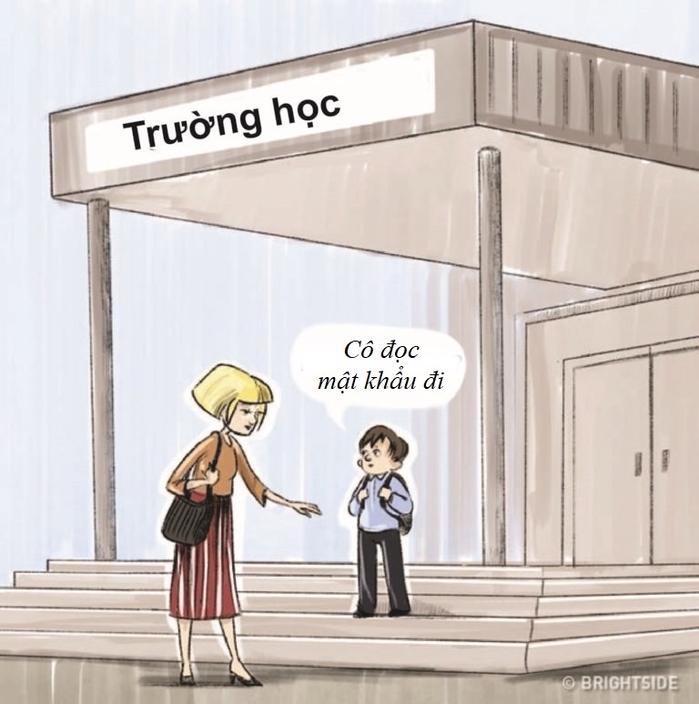 Dạy trẻ cách tự vệ khi ở một mình với người lạ