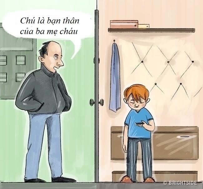 Dạy trẻ cách tự vệ khi ở một mình với người lạ