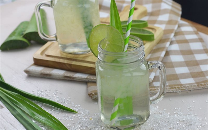 Cách dễ nhất pha nha đam đường phèn ngọt thanh không đắng giải nhiệt