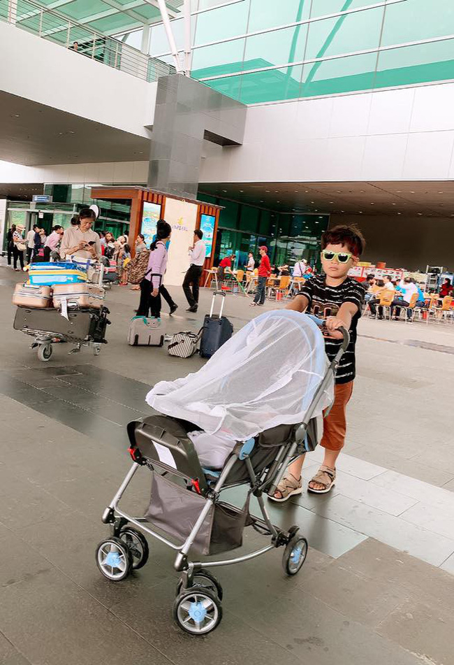 “cậu ấm, cô chiêu” nhà sao Việt tươi rói, phấn khích khi được đi tránh