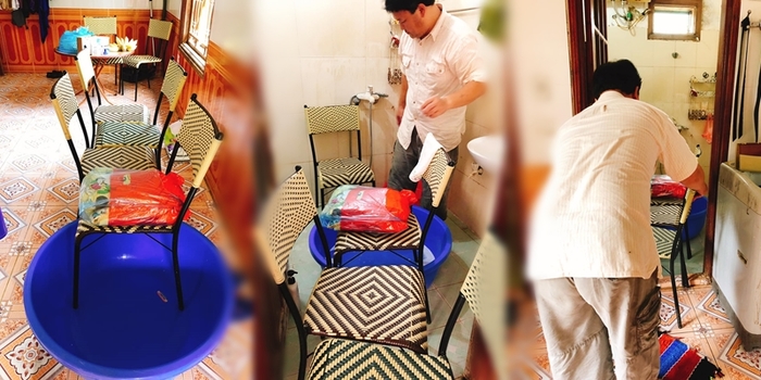 Cô gái 26 tuổi vẫn được bố chăm bẵm gội đầu cho, khiến CĐM gato vô cực