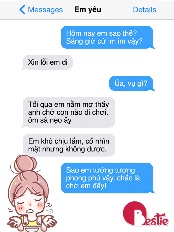 Con trai sợ nhất khi yêu đó là con gái khi ghen