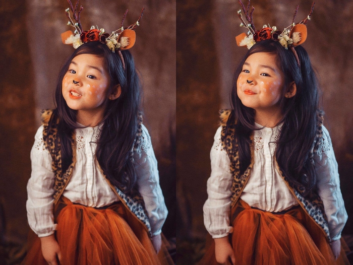 Mẹ trẻ cho con chụp bộ ảnh “thiếu nữ bên hoa huệ” và cái kết