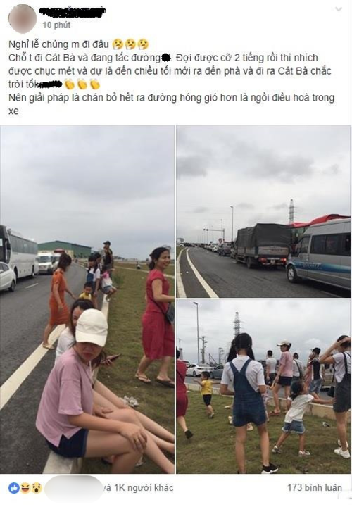 Mọi ngả đường đến khu du lịch tắc nghẽn những ngày đầu nghỉ lễ 30//4