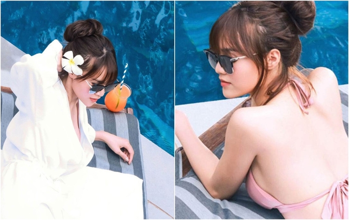 Ninh Dương Lan Ngọc diện bikini khoe đường cong phồn thực 
