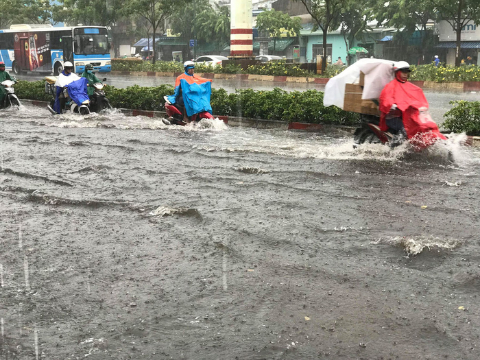 TP.HCM đổ mưa dông bất chợt, cộng đồng mạng mừng như bắt được vàng