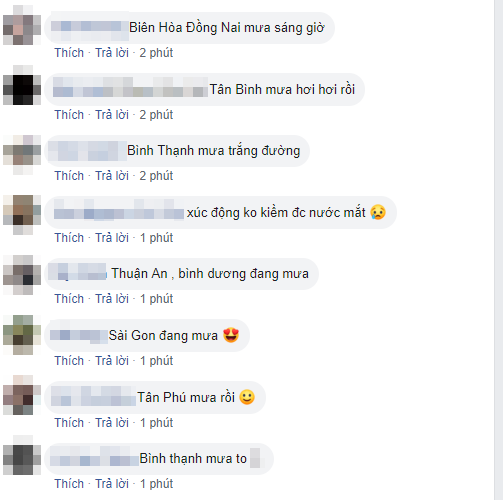 TP.HCM đổ mưa dông bất chợt, cộng đồng mạng mừng như bắt được vàng
