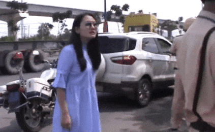 Sao Việt mất điểm vì vi phạm giao thông
