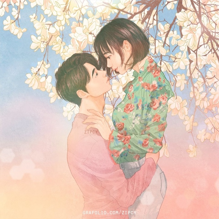 Bộ tranh minh họa: Tình yêu là những gì dịu dàng nhất