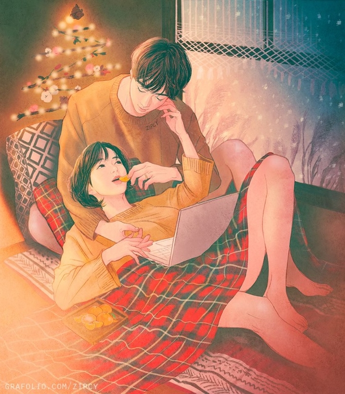 Bộ tranh minh họa: Tình yêu là những gì dịu dàng nhất