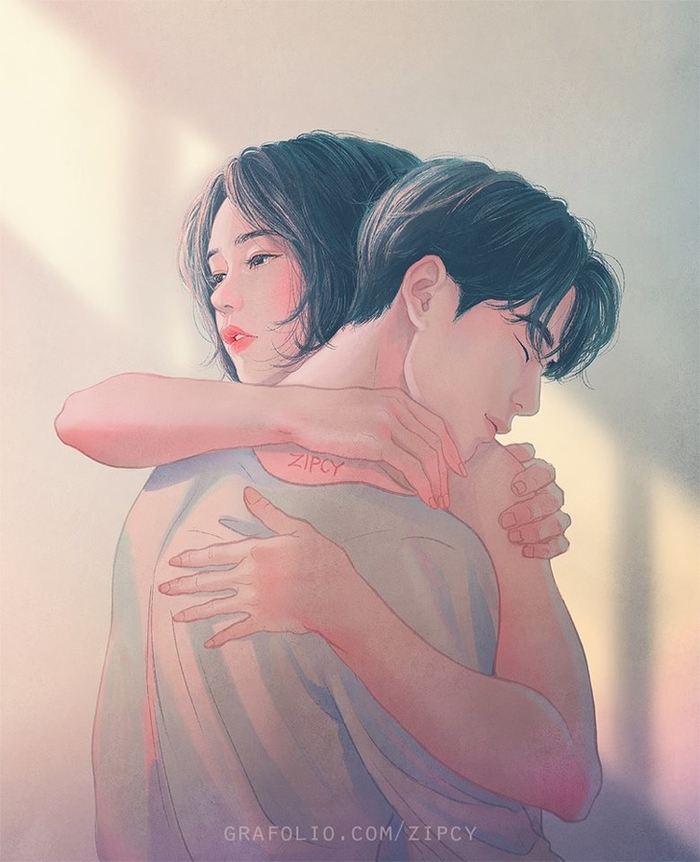 Bộ tranh minh họa: Tình yêu là những gì dịu dàng nhất