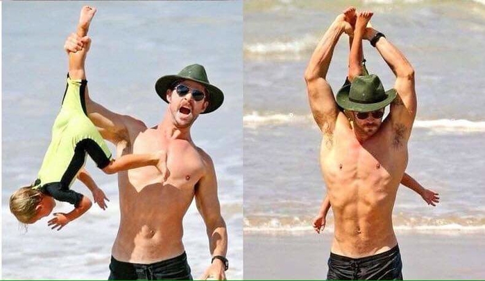 Các tài tử Avengers khi chơi đùa với con