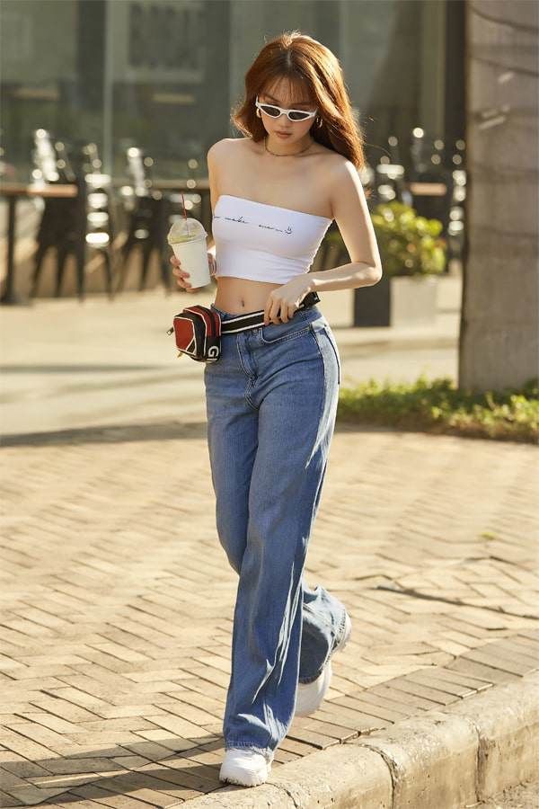 Chỉ cần học tập 4 tip của Ngọc Trinh các cô gái tự tin khoe body