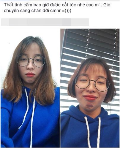 Thất tình đừng dại cắt tóc: Buồn tình cũ 1, buồn cái mặt mình đến 10