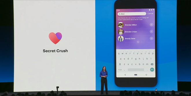 Facebook hẹn hò ra mắt tính năng crush bí mật