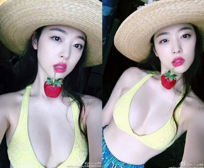 Gái hư Sulli chuộng mốt không bra: Người ném đá, kẻ bênh chằm chặp