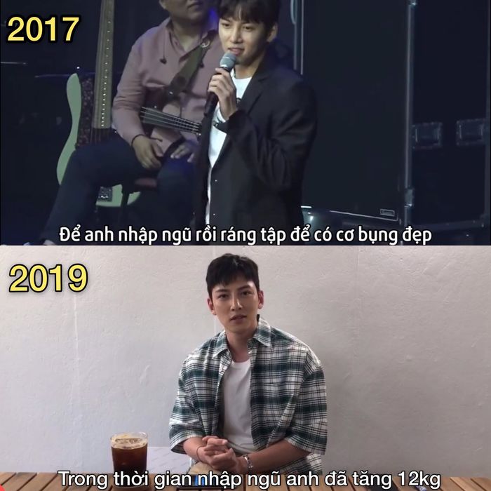 Ji Chang Wook tăng 12kg hậu xuất ngũ mất luôn cả body 6 múi