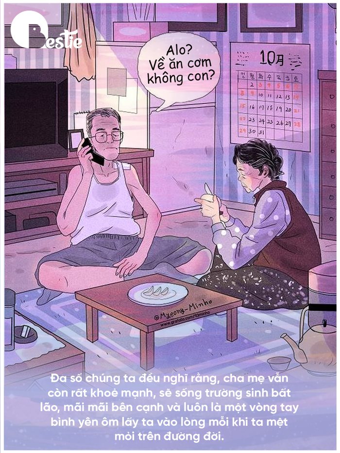 Không biết bao lâu còn có mẹ, có cha...
