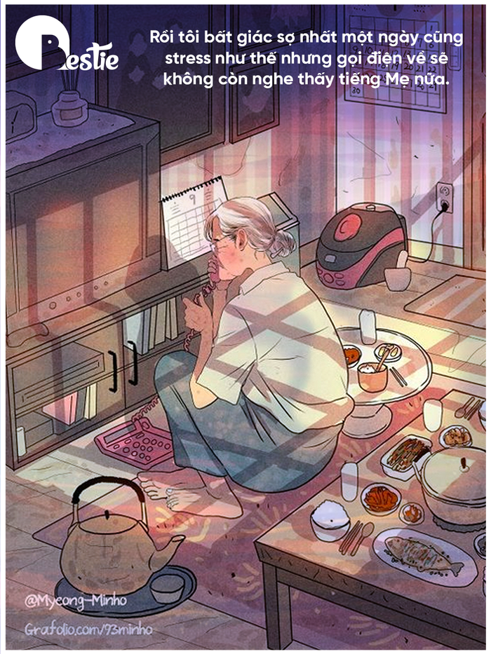 Không biết bao lâu còn có mẹ, có cha...