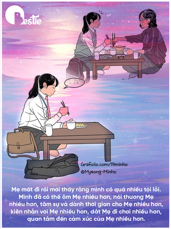 Không biết bao lâu còn có mẹ, có cha...