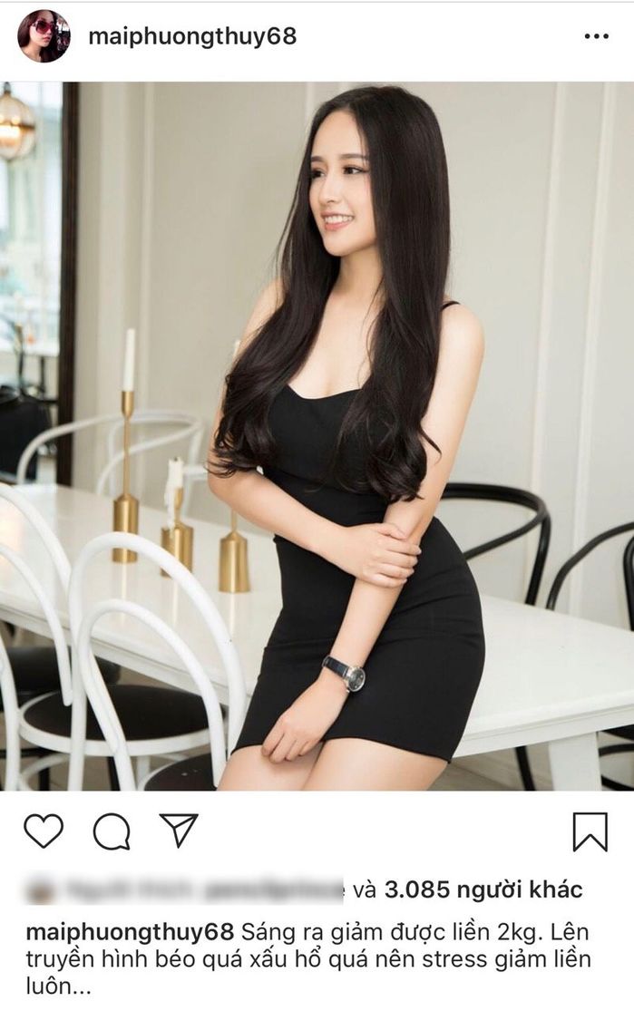 Mai Phương Thúy stress vì lộ thân hình đồ sộ khi lên sóng