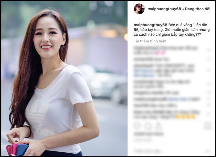 Mai Phương Thúy stress vì lộ thân hình đồ sộ khi lên sóng