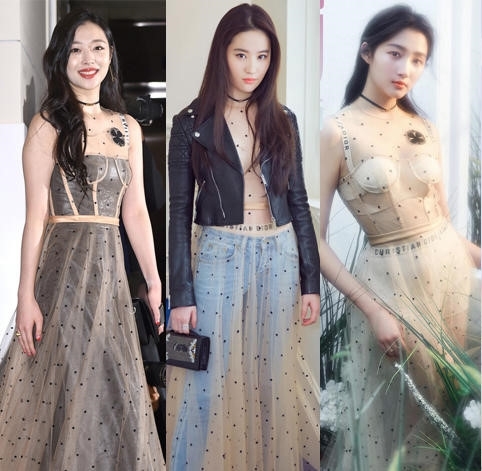 Một chiếc váy nhiều số phận: Sao Châu Á thi nhau đụng hàng chan chát