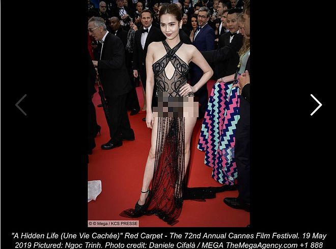 Người Pháp: “Hãy cấm Ngọc Trinh trên thảm đỏ Cannes”