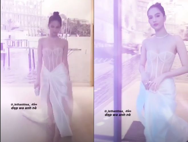 Thiết kế dành cho Ngọc Trinh tại Cannes: Không “độc” không ăn tiền
