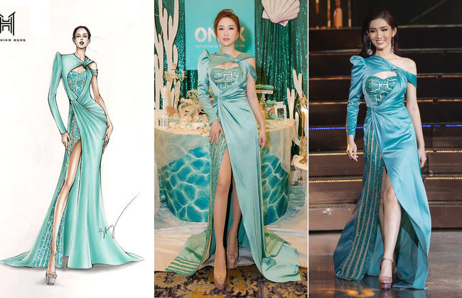 Từ bản thiết kế trên giấy đến thực tế: Ngọc Trinh thất thế