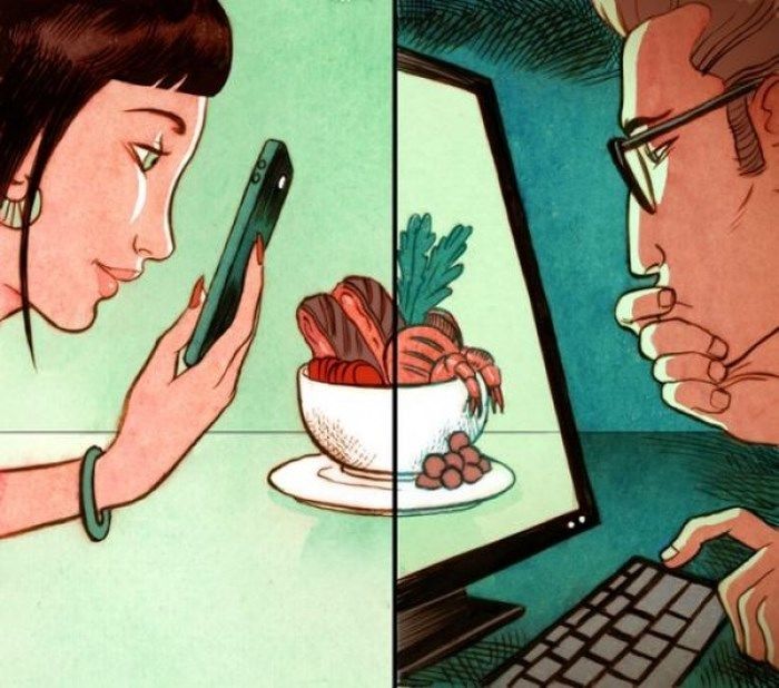 Những bức tranh lột tả hiện thực phũ phàng của cuộc sống hiện đại