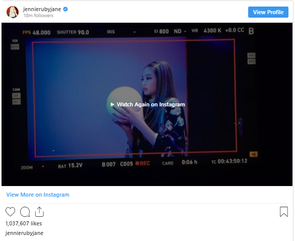 18 bài viết triệu like gây bão của Jennie (Black Pink)