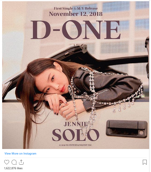 18 bài viết triệu like gây bão của Jennie (Black Pink)