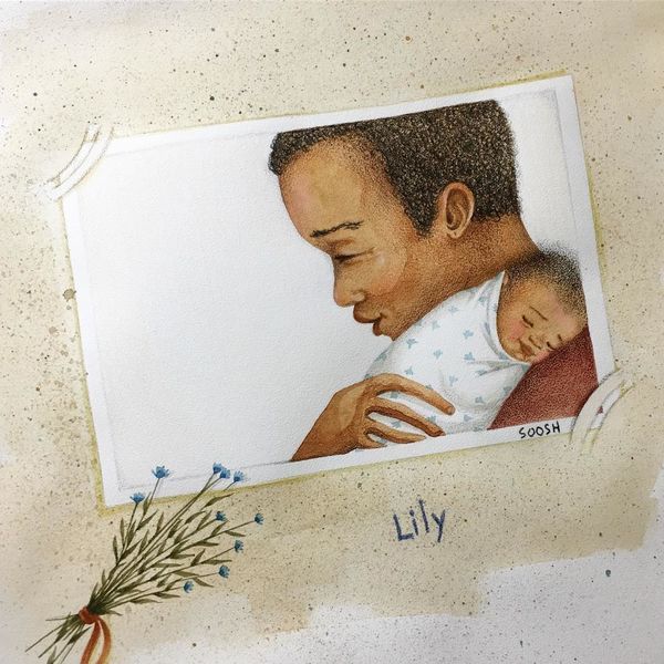 Con còn nhớ lúc còn bé xíu nằm gọn trong vòng tay của Cha, cảm giác như kiểu đây chính là cái kén ấm áp thứ hai trên đời sau bụng mẹ.
