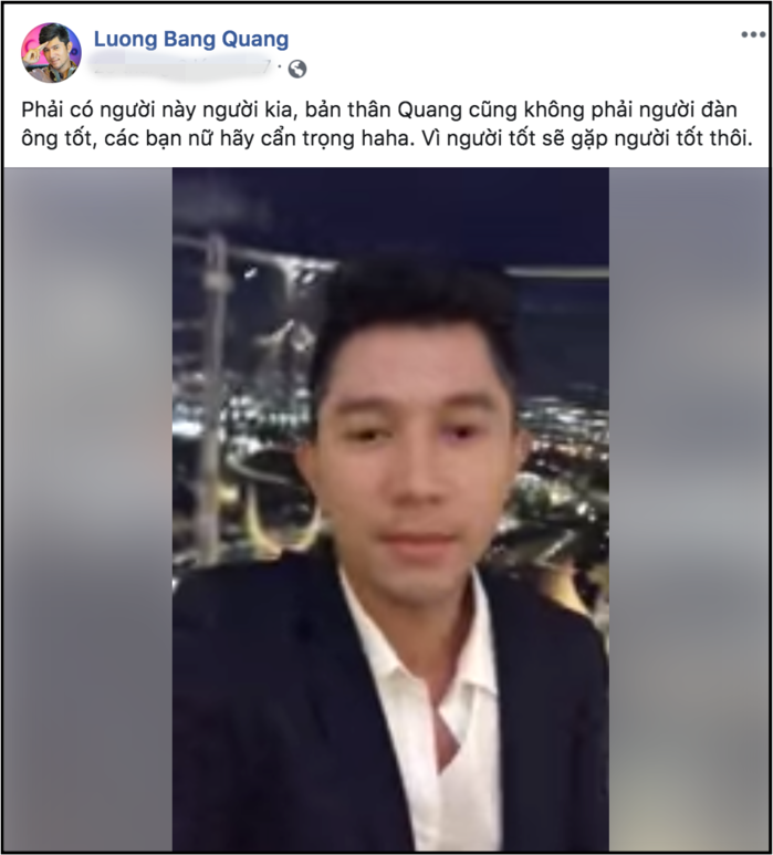 Hành trình yêu nhau đến chia tay của Lương Bằng Quang và Ngân 98