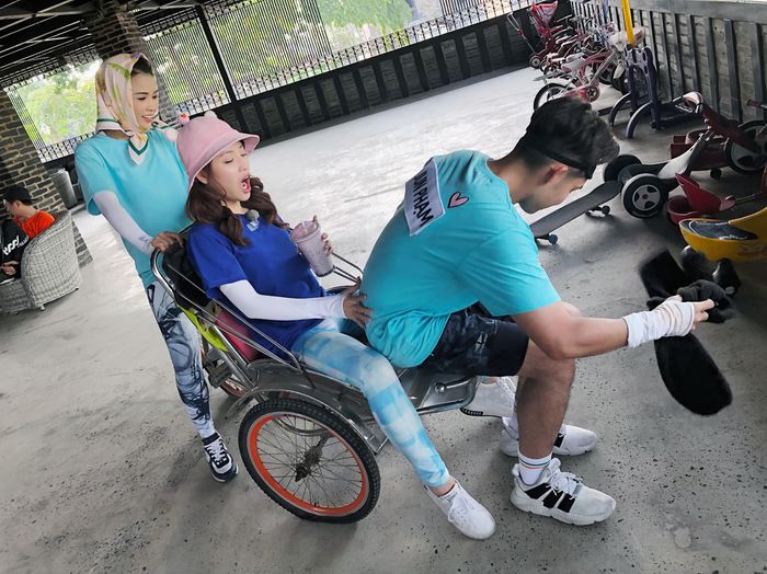 Bộ 3 Cô Thắm Về Làng Sam-Jun-Puka gặp lại trên Running Man