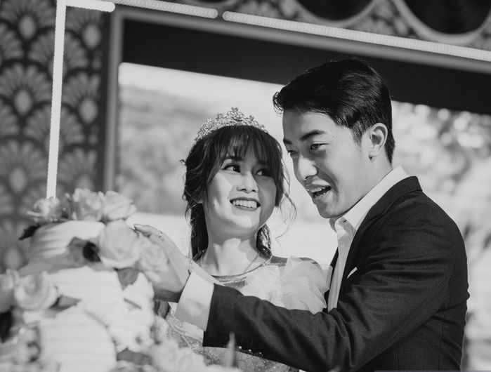 Chùm ảnh ngọt ngào của Cris Phan và Mai Quỳnh Anh trong ngày chung đôi