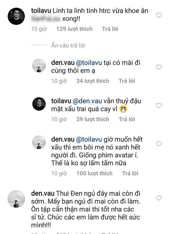 Cực ngầu trong những bài rap, ai ngờ Đen Vâu còn là “thánh troll”