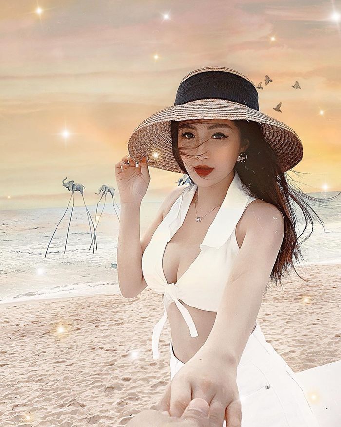 Để có ảnh bikini đẹp, sắc vóc thôi là chưa đủ, bạn cần xài chiêu cơ!