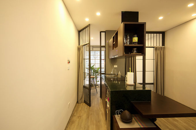 Nhà tập thể xập xệ lột xác thành phòng khách sạn cao cấp sau khi sửa