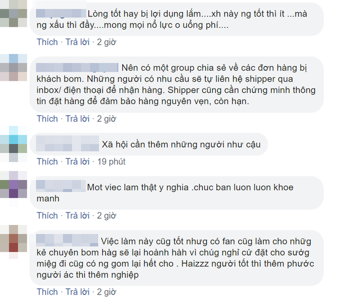 Nhóm bạn trẻ tại Sài Gòn hỗ trợ mua lại đồ ăn từ tài xế bị bom hàng