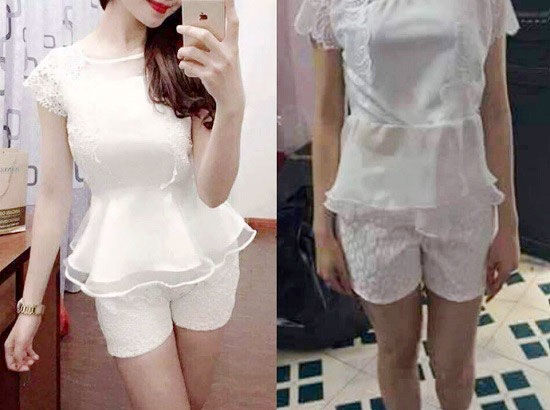 Không chỉ có quần áo mà ngay cả mua bánh kem trên mạng cũng bị lừa