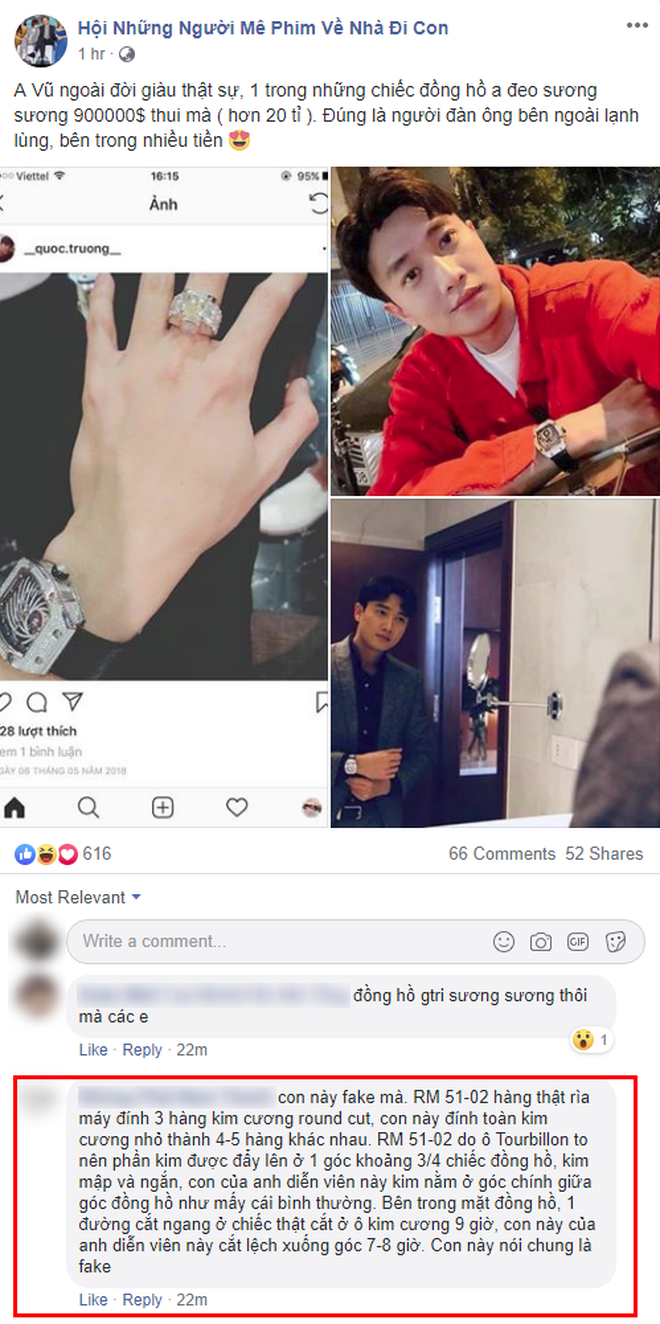 Quốc Trường bất chấp xài đồng hồ fake vì lí do bất khả kháng