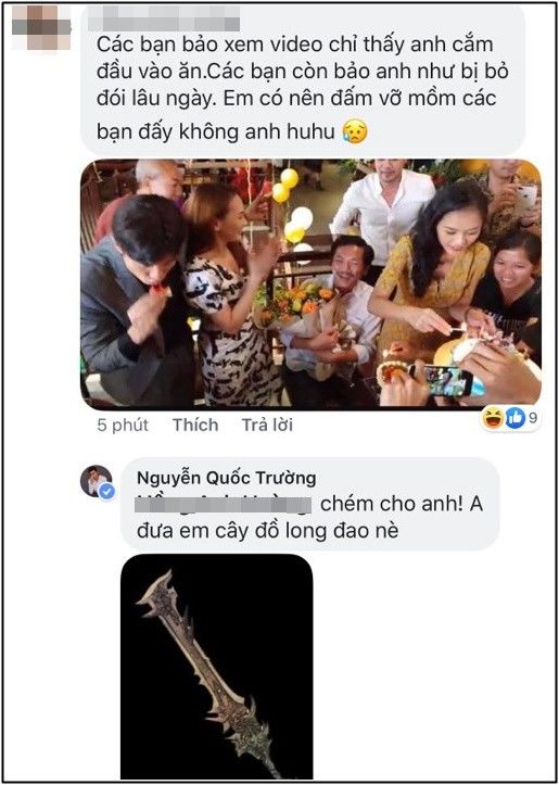 Quốc Trường phản ứng lầy khi fan phát hiện lí do bụng mỡ cá hú